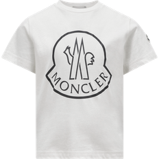 Moncler Children's Clothing Moncler Printed Logo Cotton T-Shirt - White