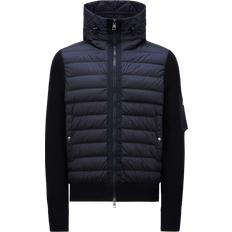 Moncler Men Cardigans Moncler Padded Zip-Up Cardigan - Blue