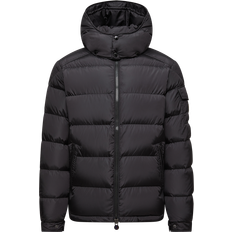 Moncler Herre Tøj Moncler Maya Uld Dunjakke Uld Matte Black