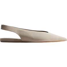H&M Pointed Slingbacks - Light Beige