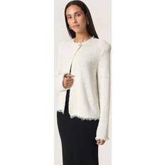Soaked in Luxury Trøjer Soaked in Luxury Cardigan slAlika Jacket - Hvid