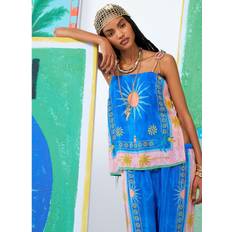 Blue - Viscose Tops River Island Womens Blue Atlas Cami Top - M