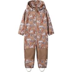 Name it soft shell Barnkläder Name It Softshell Suit Aop Fo - Beige