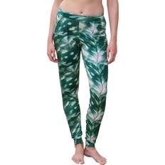 Yara Leaves Pyjama Bottoms - Green/Multi