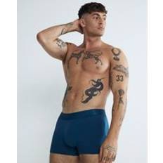 Men Underwear River Island Mens Double Tipped Trunks - Blue