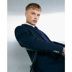 River Island Men Suits River Island Mens Slim Fit Check Suit Jacket - Navy