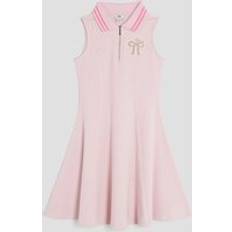 Pink Dresses Children's Clothing River Island Girls Sleeveless Bow Collar Dress - Pink
