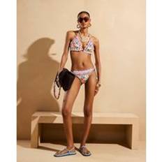 River Island Floral Frilled Bikini Bottoms - White