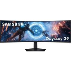 Curved 49 Samsung Odyssey G9 LS49FG910EUXXU Dual QHD Curved Ultrawide Gaming Monitor 49 in Black