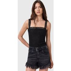 Bodysuits AllSaints Vera Lace Bodysuit - Black