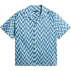 J.Lindeberg Men Shirts J.Lindeberg Donso Cotton Printed Shirt - Blue