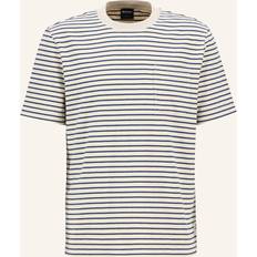 Barbour T-shirts Barbour Frensham Striped T-Shirt - Cream/Brown