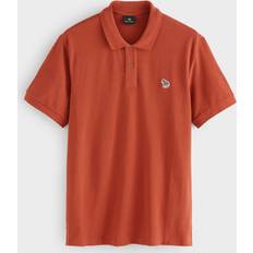 PS Paul Smith Regular Fit Short Sleeve Zebra Polo Shirt - Orange