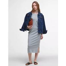 Barbour Midi Dresses Barbour Blake Striped Stretch Cotton Blend Midi Dress