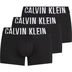 Recycled Fabric Men's Underwear Calvin Klein Intense Power Microfiber Stretch Trunk 3-Pack - Black/Misty Grey