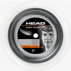 Tennis Strings Head Unisex Adult's Hawk Touch 200m Reel Tennis String Charcoal