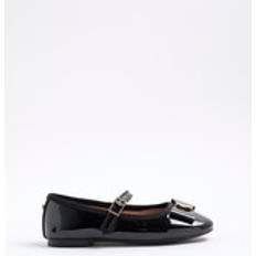 River Island Girls Black Ri Bow Ballet Pumps - 4