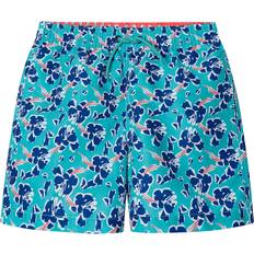 Florals Swim Shorts Hackett London Floral Print Drawstring Swim Shorts - Spearmint Green
