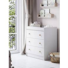 Changing table dresser Little Acorns Florence Changing Table Dresser White Oak