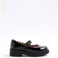 Black Ballerinas River Island Mini Girls Shoes - Black Mary Jane
