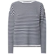 Knitted Sweaters - Natural Jumpers Barbour Striped Crew Neck Jumper - Marine