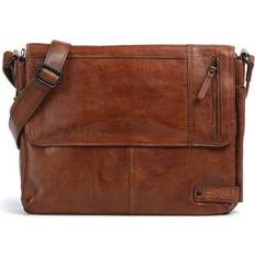 Spikes & Sparrow Messenger-tasker Spikes & Sparrow Apache Deen Messenger Taske Cognac