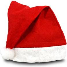 Weihnachtsmannmützen Idena Weihnachtsmütze Universalgrösse Rot Filz