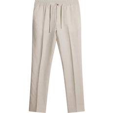 J.Lindeberg Herr Byxor & Shorts J.Lindeberg Soren Drape Linen Pants - Beige