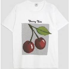 Polka Dot Cherry T-Shirt - White