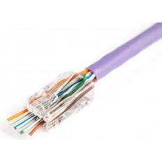 Nätverksuttag Data- & Nätverksuttag Digitus RJ45 8P8C CAT 6 Modular Plug 100 Stk