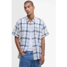 Barbour Linen Clothing Barbour Croft Short-Sleeved Shirt - Sea Haze Tartan