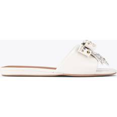 Kurt Geiger White Slippers & Sandals Kurt Geiger Bone Combination Kensington Sandals -