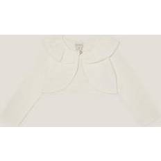 Baby Girls Oversized Collar Cardigan - Light Cream