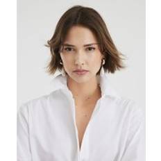 River Island Womens Long Sleeve Premium Ruffle Back Shirt - White