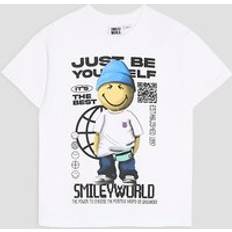 Boys Smileyworld Be Yourself T-Shirt - White