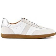 Artea Leather Trainers - White/Silver