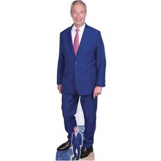 Pink Ties Menkind Nigel Farage Cardboard Cut Out Height - Pink