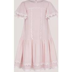 Buttons - Party dresses Monsoon Kids' Antonia Drop Waist Flower Dress - Pink
