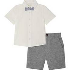 Gråa Övriga sets Monsoon Kids' 3-Piece Shirt and Shorts Set - Grey