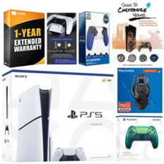 Game Consoles Sony Playstation 5 Slim Disc with Extra Chroma Teal
