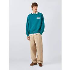 Carhartt WIP Trousers Carhartt WIP Single Knee Graphic Pants - Dusty H Brown