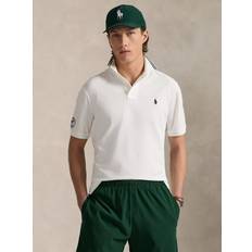 Polo Ralph Lauren Tennis Polo Shirts Polo Ralph Lauren Wimbledon Stretch Shirt - Cermic White
