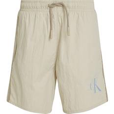 Calvin Klein Beige Swimwear Calvin Klein Intense Power Drawstring Swim Shorts - Beige