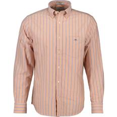Orange - Oxfordskjortor Gant Classic Oxford Strp Shirt - Orange