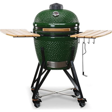 Lukket låg - Transportable Kulgrill Kamado Bono Bono Maxi Edition 21" - Grøn