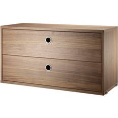String 115009 Lacquered Walnut Byrå 78x42cm