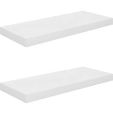 vidaXL Floating Vägghylla 60cm 2st