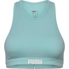 Blåa - Träningsplagg Bikinis Puma Swim Women Racerback Top Bikini - Blå