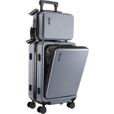 TravelArim Carry On Luggage - Set of 2 - Grey