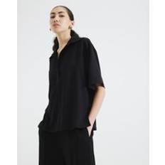 Women Polo Shirts River Island Womens Black Polo Shirt - 6